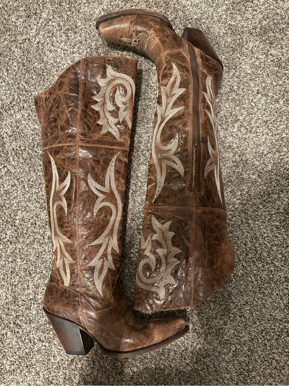 Dan post leather over the knee boots sz 8